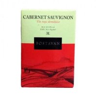 Вино червоне напівсолодке Bostavan Cabernet Sauvignon 3 літри